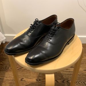 Pair of black Allen Edmonds Carlyle dress shoes